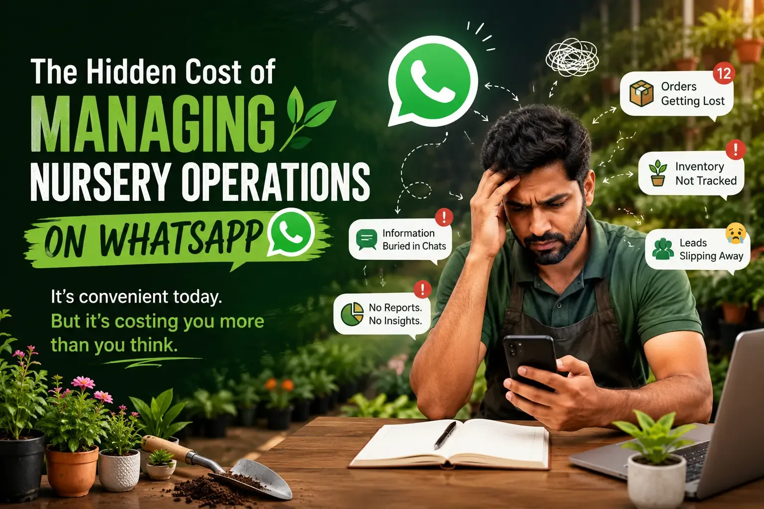The Hidden Cost of Running Your Nursery Business on WhatsApp